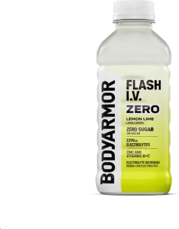 BODYARMOR Flash I.V. Zero Sugar Electrolyte Drink (Ready to Drink) packaging