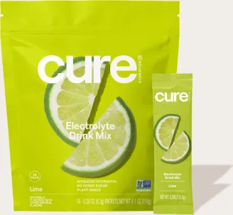 Cure Hydrating Electrolyte Mix packaging