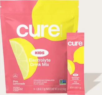 Cure Kids Electrolyte Drink Mix packaging