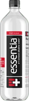 Essentia Ionized Alkaline Water packaging