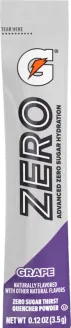 Gatorade Zero Sugar Powder Sticks packaging