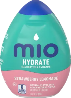 MiO Hydrate Liquid Water Enhancer packaging