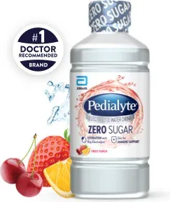 Pedialyte Electrolyte Water Zero Sugar packaging