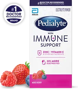 Pedialyte with Immune Support Powder Packs packaging