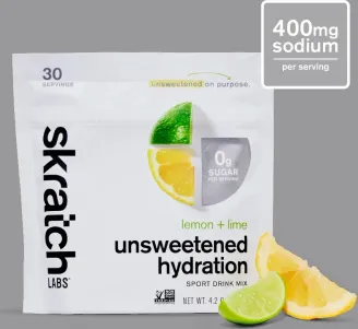 Skratch Labs Unsweetened Hydration Sport Drink Mix packaging