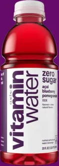 vitaminwater zero sugar packaging