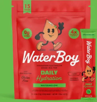 Waterboy Daily Hydration packaging